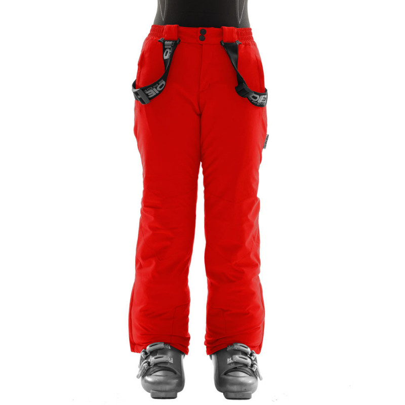 Ски панталон за момиче, червен  10914