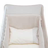 Обиколник за легло от памук, бежов Inter Baby 109144 2
