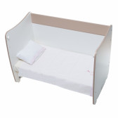 Розов спален комплект 3 части с размери 55x85 изработен от 100% памук предназначен за момиче Inter Baby 109250 2