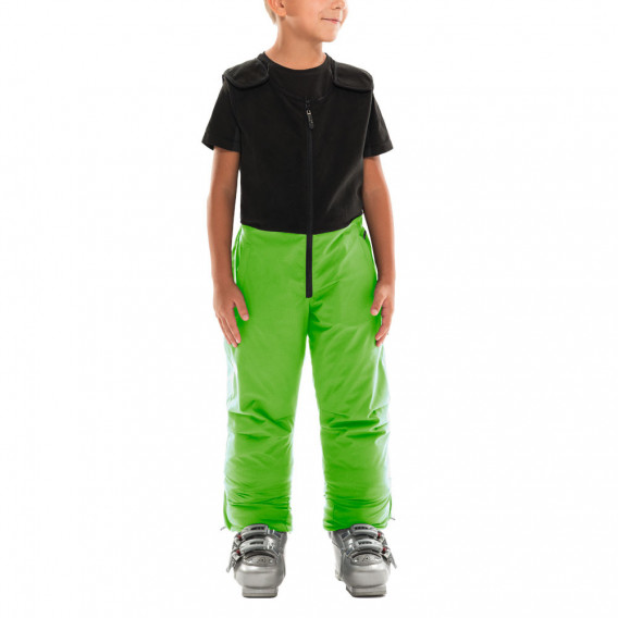 Панталон за ски и сноуборд за момче, зелен Diel 10927 