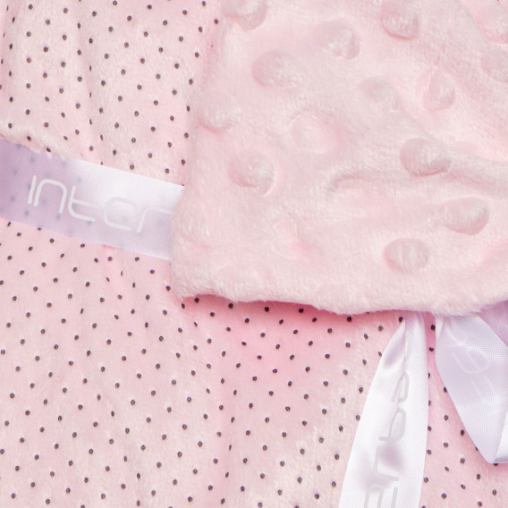 Бебешко одеяло за момиче и нежно розово Inter Baby 109317 4