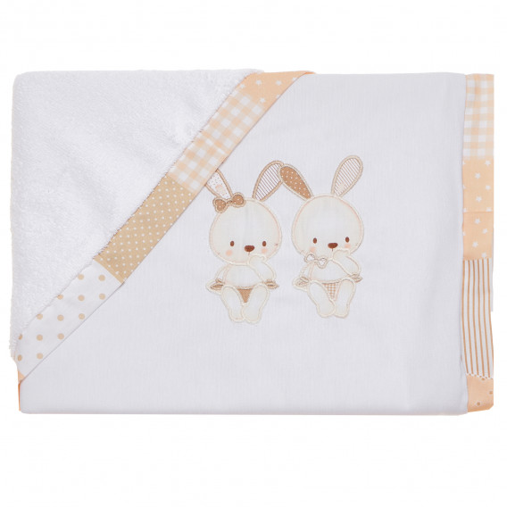 Бебешко одеало/кърпа със зайчета-   Inter Baby 109336 4