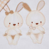 Бебешко одеало/кърпа със зайчета-   Inter Baby 109337 5