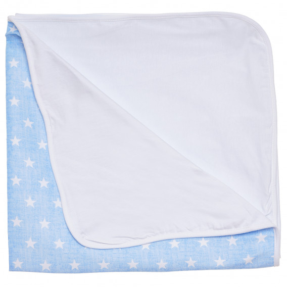 Бебешко одеяло/кърпа в син цвят за момче-  Inter Baby 109377 4