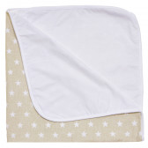 Бебешко одеяло/кърпа на бели звезди-  Inter Baby 109380 4