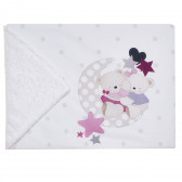 Бебешко одеяло/кърпа с апликация мечета -  Inter Baby 109485 4