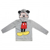 Суитшърт Mickey Mouse с качулка за момче сив Mickey Mouse 1096 