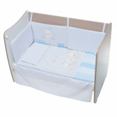 Детско спално бельо от 100 % памук със зайчета, 60х120 см. Inter Baby 109797 2
