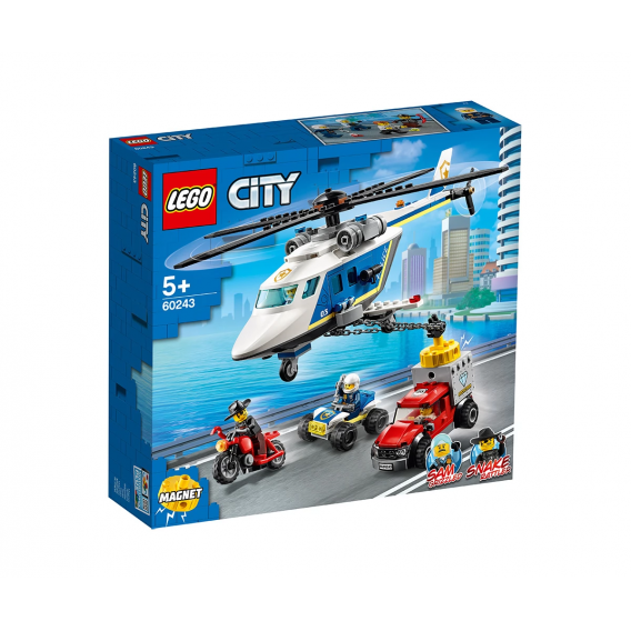 Конструктор - Полицейско преследване с хеликоптер, 212 части Lego 109820 