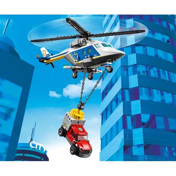 Конструктор - Полицейско преследване с хеликоптер, 212 части Lego 109824 5