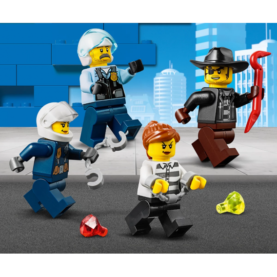Конструктор - Полицейско преследване с хеликоптер, 212 части Lego 109829 10