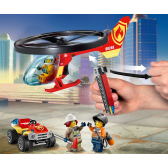 Конструктор - Реакция с пожарен хеликоптер, 93 части Lego 109835 5