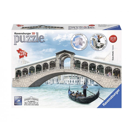 3D Пъзел Мост Риалто Ravensburger 10984 