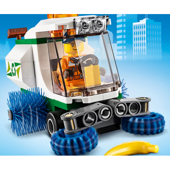 Конструктор - Машина за метене на улици,  89 части Lego 109849 7