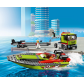 Конструктор - Транспортьор на състезателни лодки,  238 части Lego 109864 4