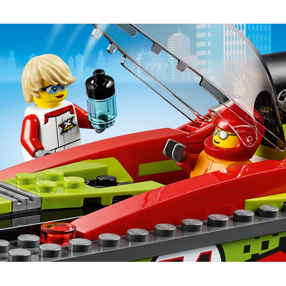 Конструктор - Транспортьор на състезателни лодки,  238 части Lego 109866 6