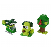Конструктор - Творчески зелени тухлички, 60 части Lego 109909 3