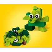 Конструктор - Творчески зелени тухлички, 60 части Lego 109912 6