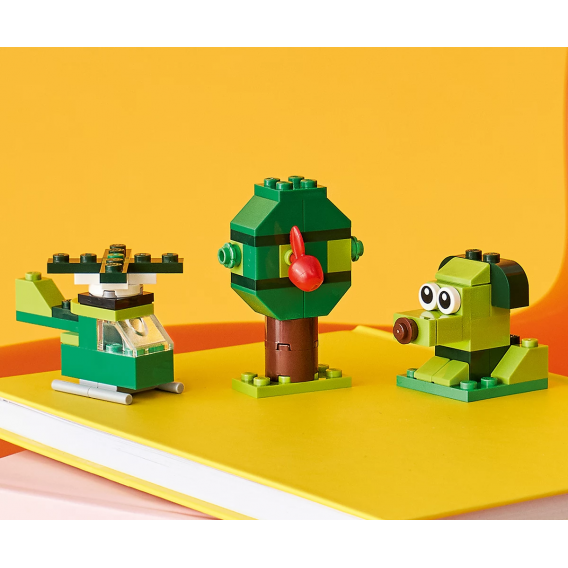 Конструктор - Творчески зелени тухлички, 60 части Lego 109913 7