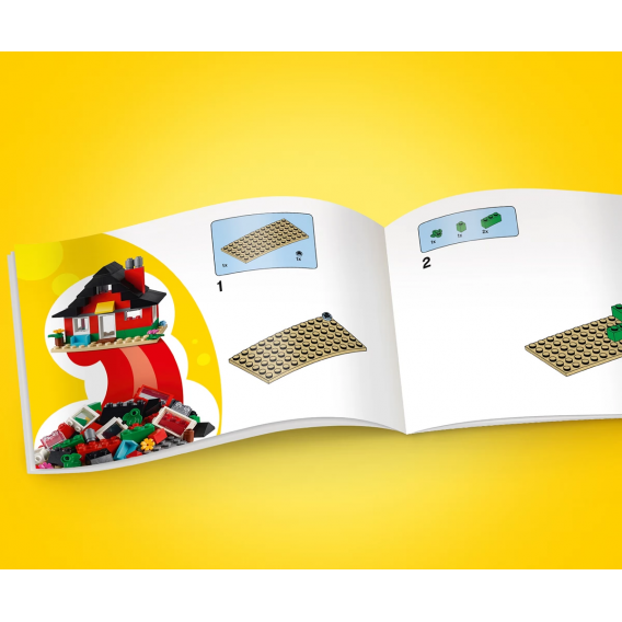 Конструктор - Тухлички и къщи, 270 части Lego 109923 8