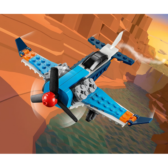 Конструктор - Витлов самолет, 128 части Lego 109929 5