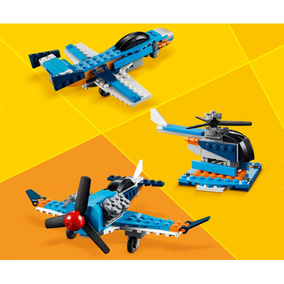 Конструктор - Витлов самолет, 128 части Lego 109931 7