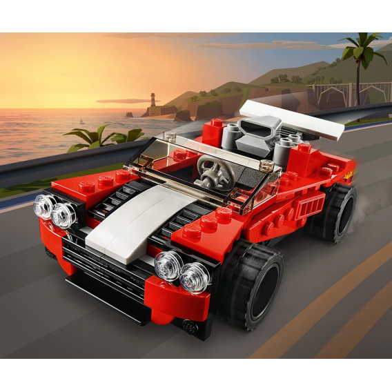 Конструктор - Спортен автомобил, 134 части Lego 109936 4