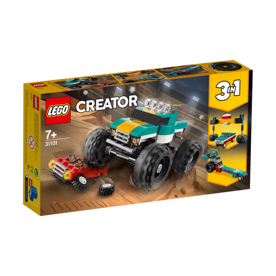 Конструктор - Камион чудовище, 163 части Lego 109941 