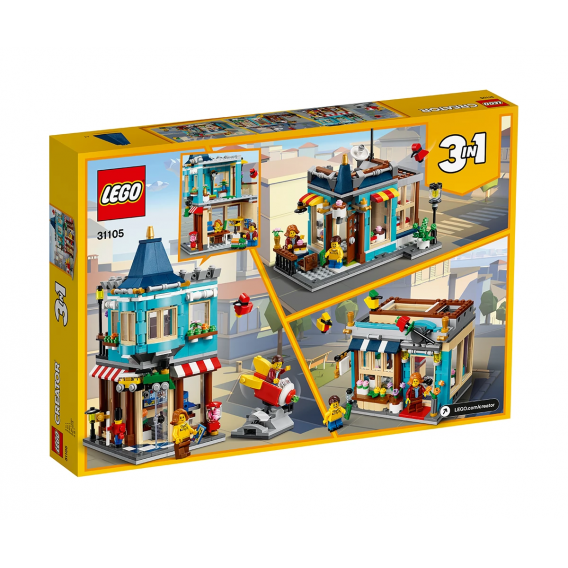 Конструктор - Магазин за играчки в града, 554 части Lego 109974 2