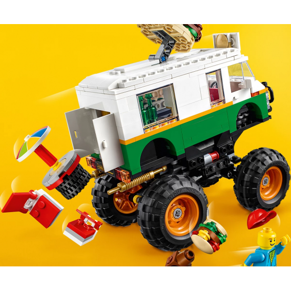Конструктор - Камион чудовище за хамбургери, 499 части Lego 109990 9