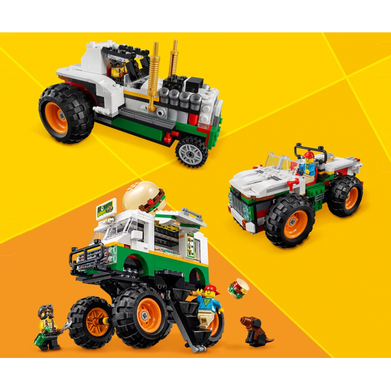 Конструктор - Камион чудовище за хамбургери, 499 части Lego 109994 13