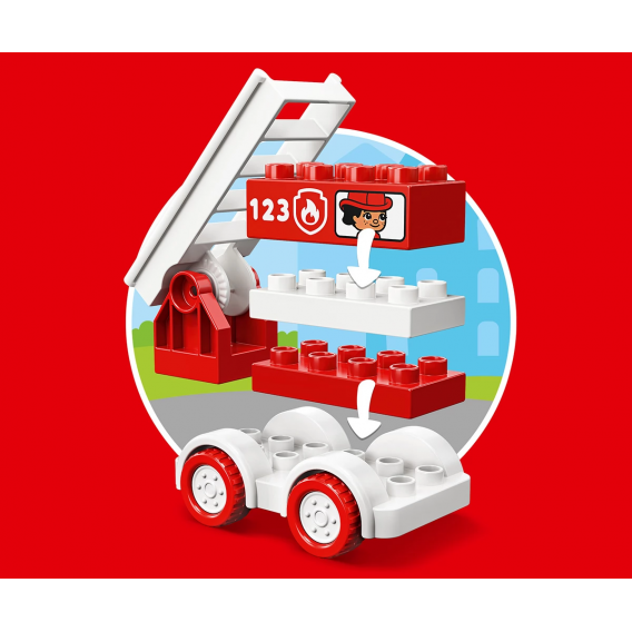 Конструктор - Пожарникарски камион, 6 части Lego 110065 4