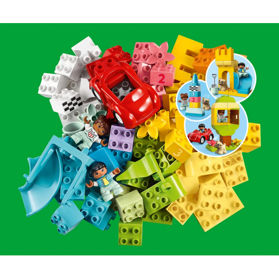 Конструктор - Луксозна кутия с тухлички, 85 части Lego 110102 4