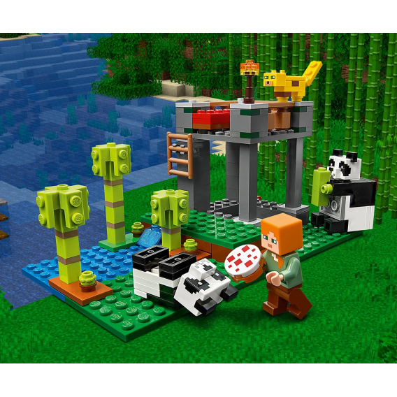 Конструктор - Детска градина за панди, 204 части Lego 110185 4