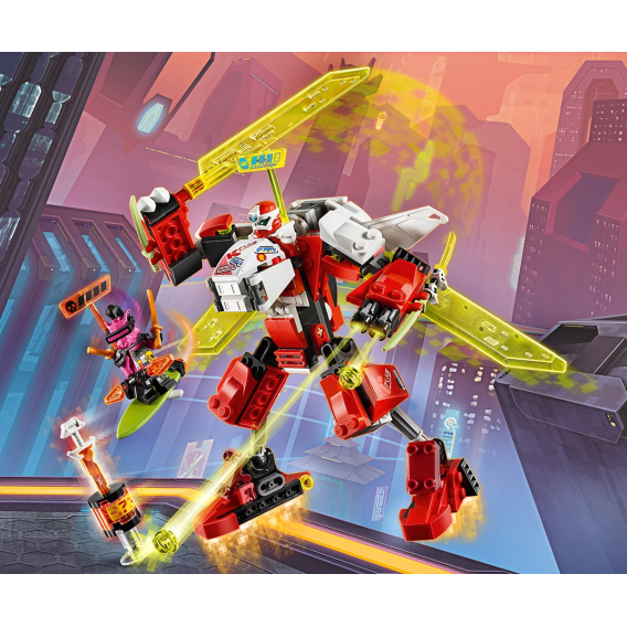 Конструктор - Летящият робот на Kai, 217 части Lego 110221 4