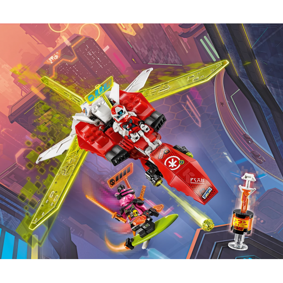 Конструктор - Летящият робот на Kai, 217 части Lego 110222 5