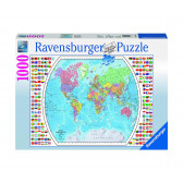 Пъзел Политическа карта на света Ravensburger 11029 