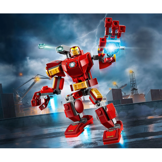 Конструктор - Iron Man Mech, 148 части Lego 110290 4
