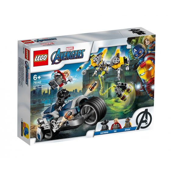 Конструктор Avengers – нападение с мотоциклет, 226 части Lego 110316 
