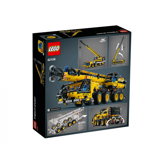 Конструктор - Мобилен кран, 1292 части Lego 110446 2