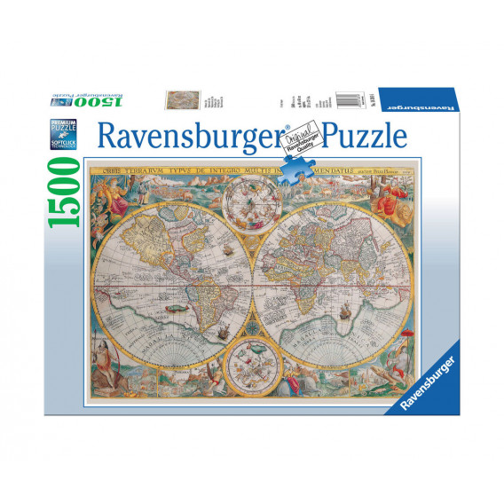 Пъзел Историческа карта Ravensburger Ravensburger 11050 