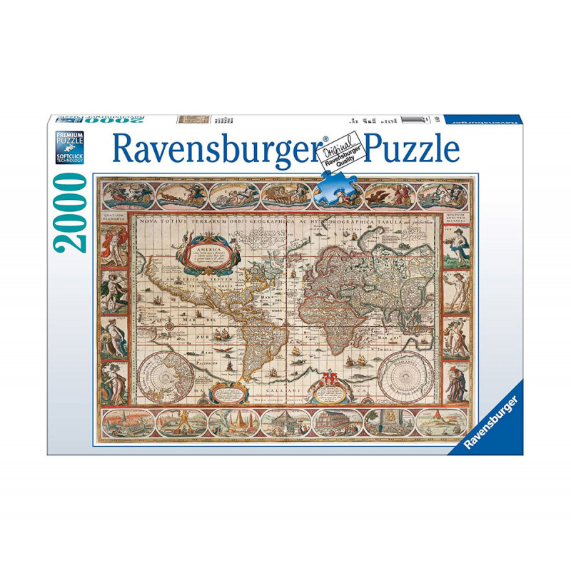Пъзел Карта на света 1650 година Ravensburger  11051