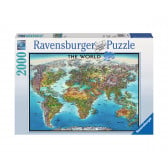 Пъзел Карта на света Ravensburger Ravensburger 11052 