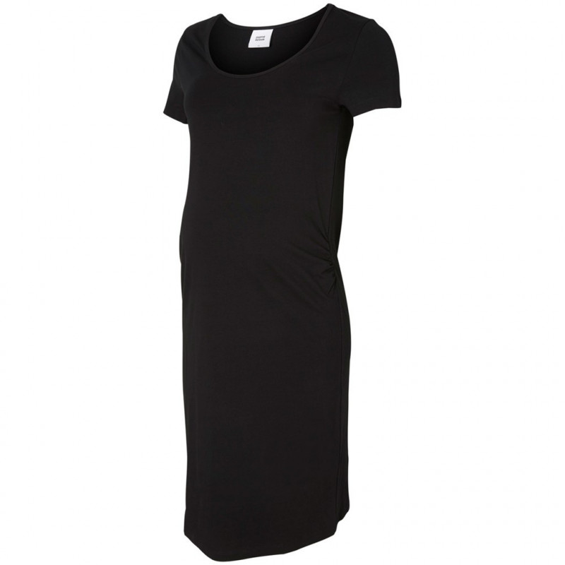 Права рокля за бременни черна  110552