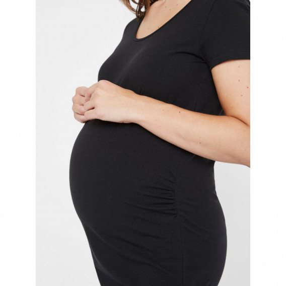 Права рокля за бременни черна Mamalicious 110554 3