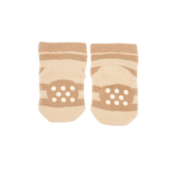 Комплект клин и чорапи за бебе бежове Chicco 110639 4