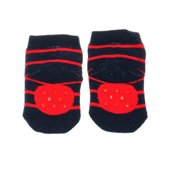 Комплект клин и чорапи за бебе сини Chicco 110657 2