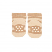 Комплект клин и чорапи за бебе бежове Chicco 110731 18