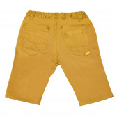 Памучен панталон за бебе за момче кафяв Chicco 110818 2