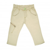 Панталон със страничен джоб за момче бежов Chicco 110852 